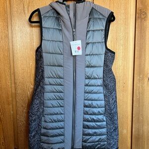 Obermeyer Two-Tone Gray Puffer Vest